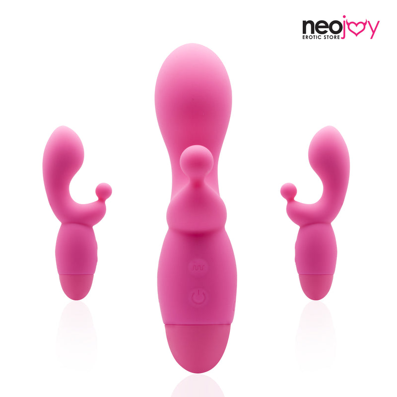 Vibromasseur Rabbit en Silicone Dual G-Clit Neojoy 10 Vitesses video