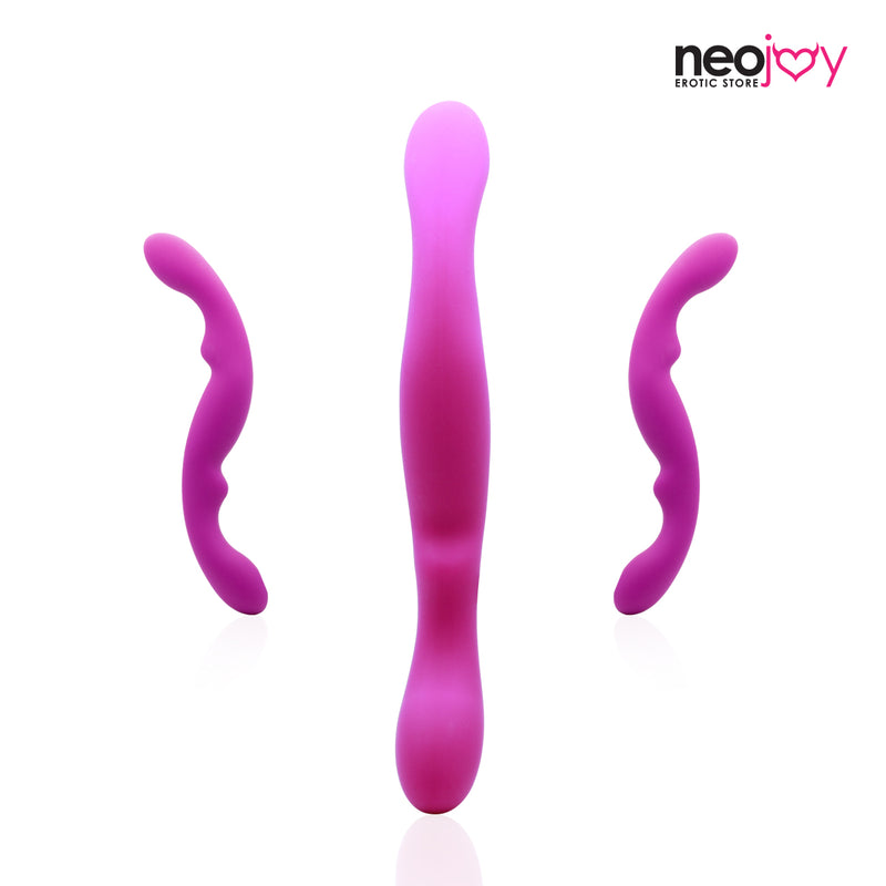Neojoy Gode double en silicone rose video
