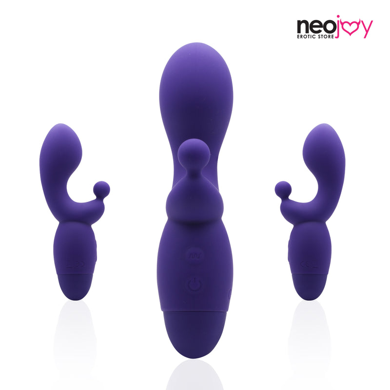 Vibromasseur Rabbit en Silicone Dual G-Clit Neojoy 10 Vitesses video