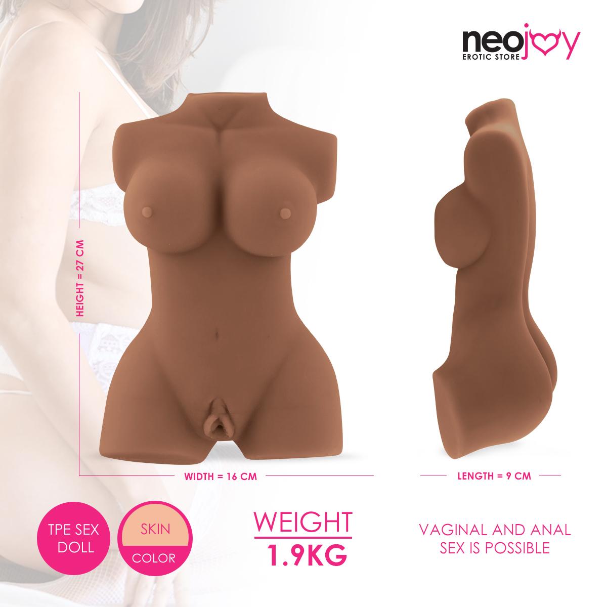 Poupe d'Amour Minx Girl (Marron Fonc) 1,9 kg