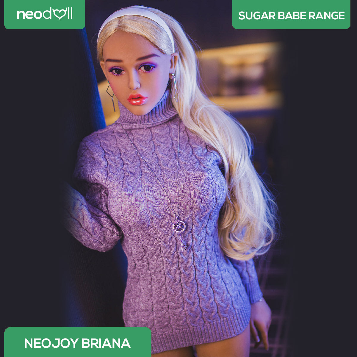 Neodoll Sugar babe - Briana v2 - Poupée de Sexe Réaliste - 158cm - Gel Sein - Bronzer
