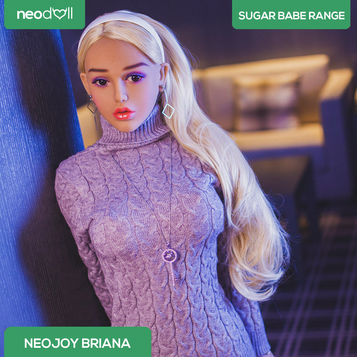 Neodoll Sugar babe - Briana v2 - Poupée de Sexe Réaliste - 158cm - Gel Sein - Bronzer