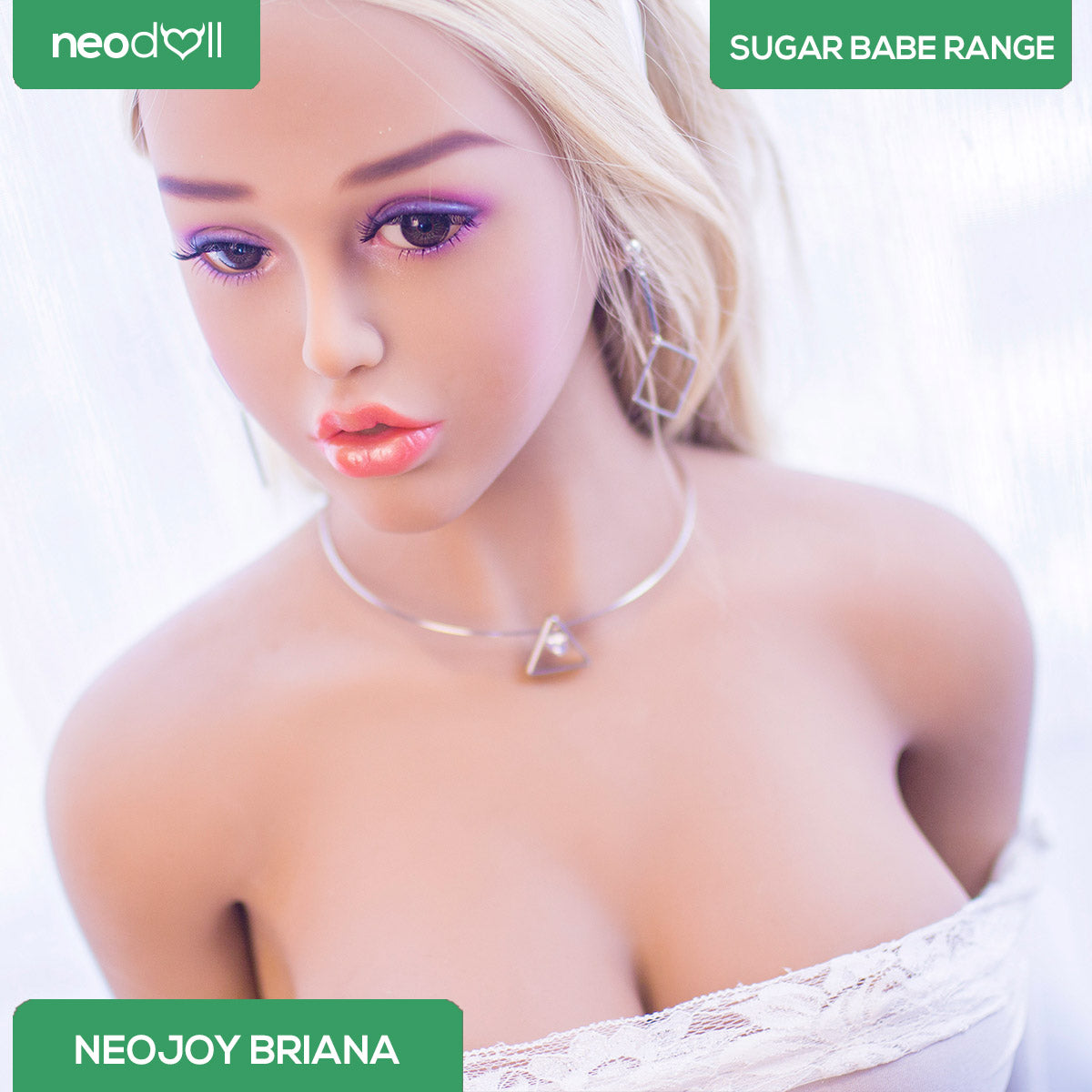 Neodoll Sugar babe - Briana v2 - Poupée de Sexe Réaliste - 158cm - Gel Sein - Bronzer