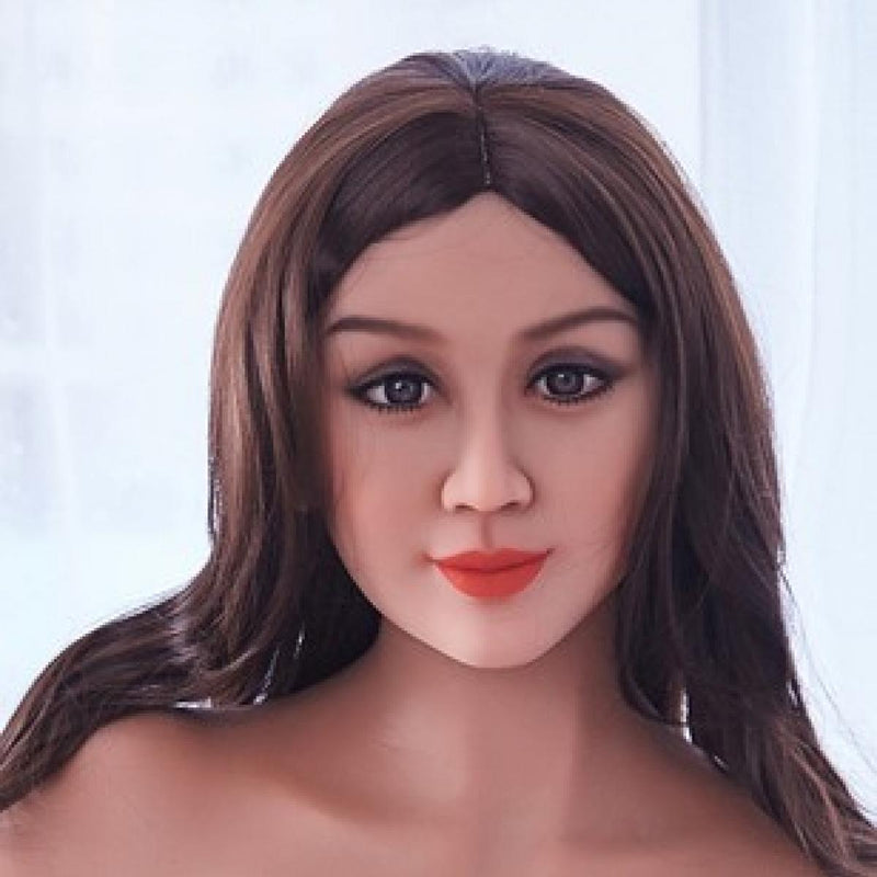Neodoll Racy Xiu - Tête de poupée sexuelle - Compatible M16 - Brun video