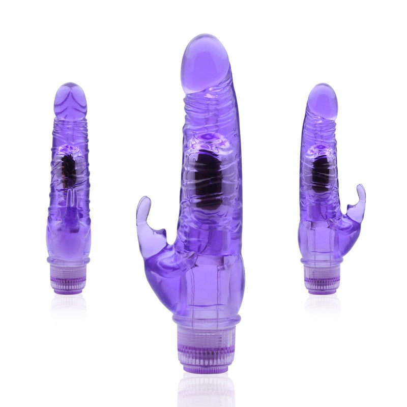 Vibromasseur Rabbit Jelly Neojoy à vitesses multiples video