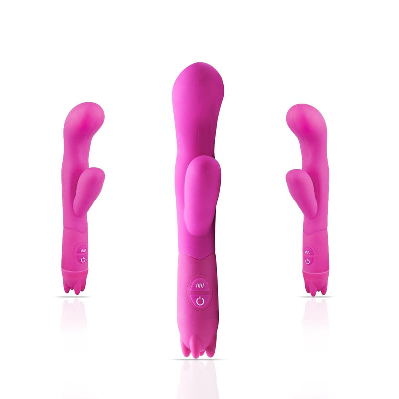 Vibromasseur Rabbit Silicone Dual G-Vibe Neojoy 10 Vitesses video
