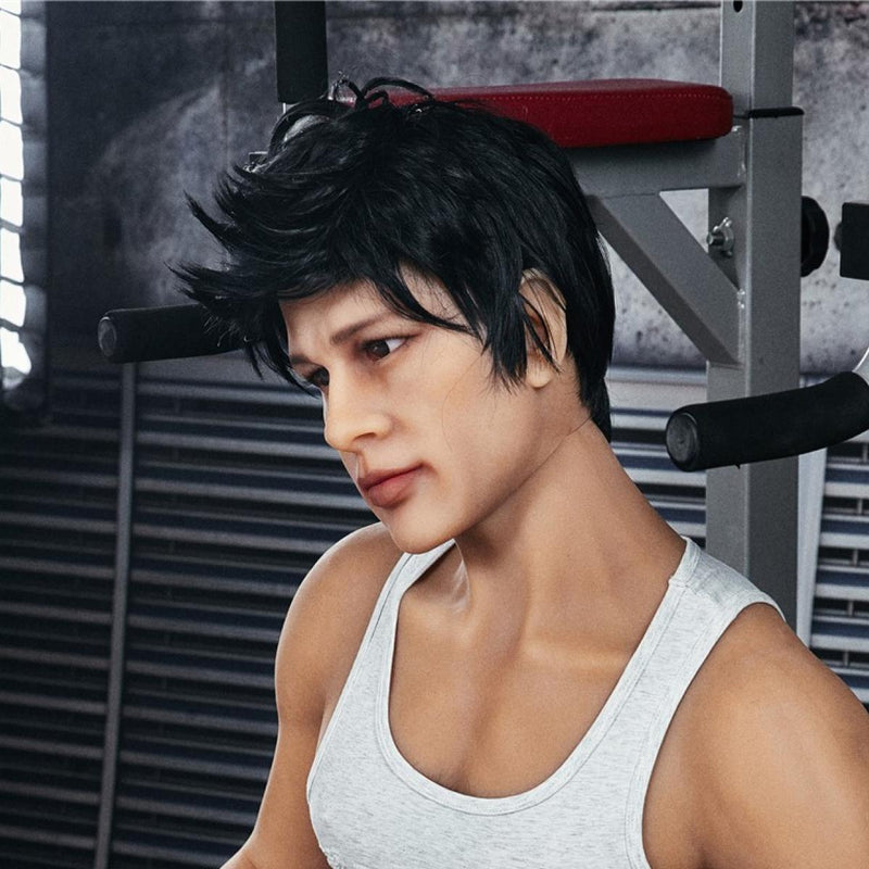 Neodoll Perruque sexy - Charles Noir - Masculin - Cheveux de poupée sexuelle - Noir video