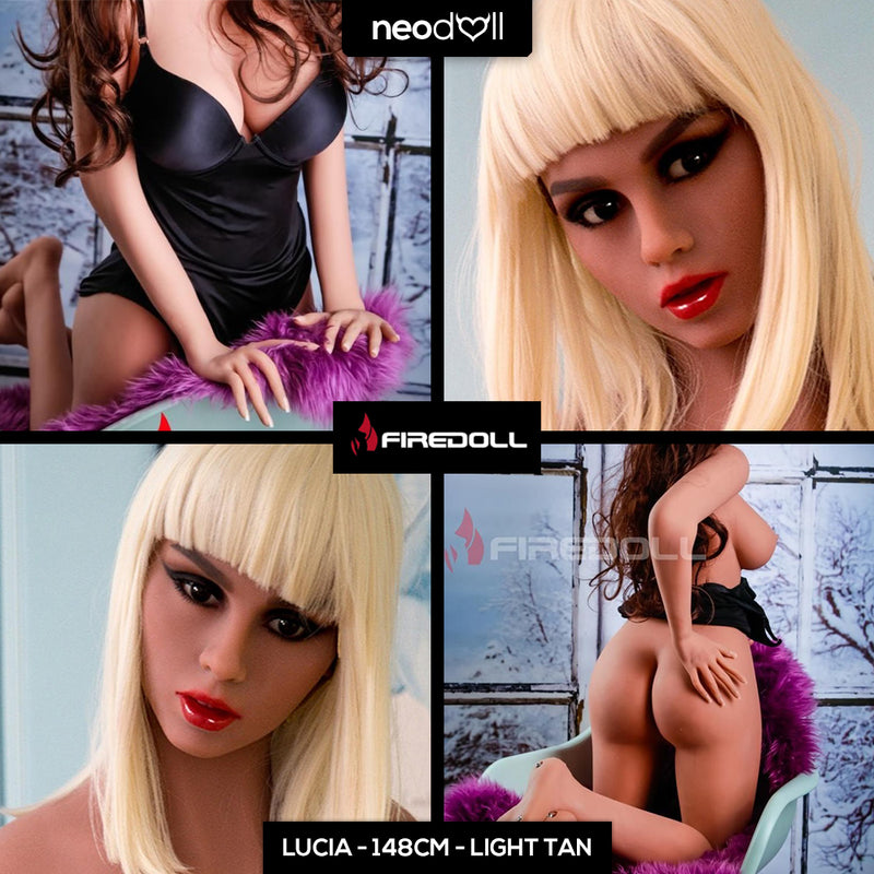 Poupée sexuelle réaliste Fire Doll - Lucia - 148cm - Bronzé - Poitrine en gel video