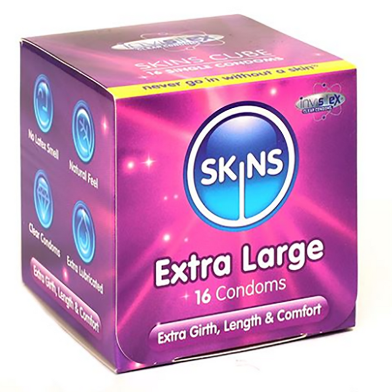 Skins Préservatifs Extra Large Cube 16 Pack video