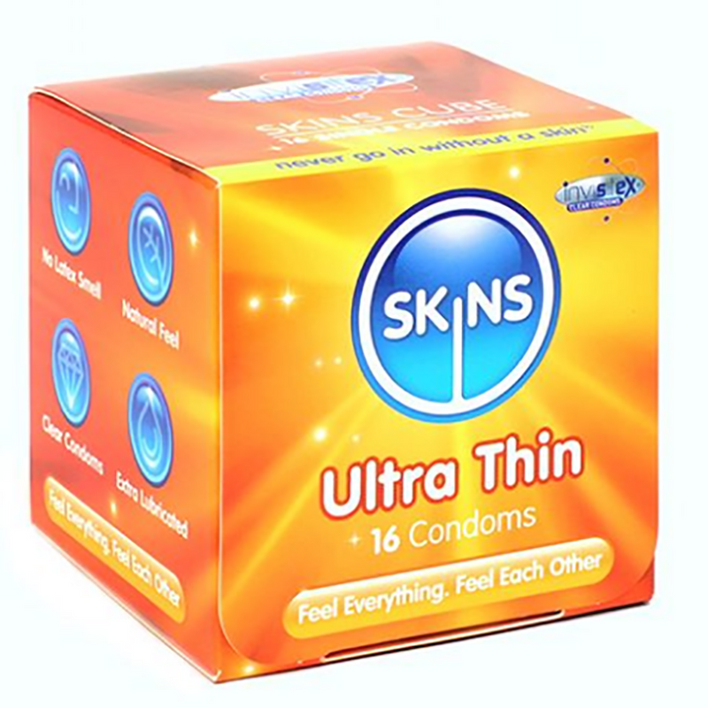 Skins Préservatifs Ultra Fins Cube 16Pack video