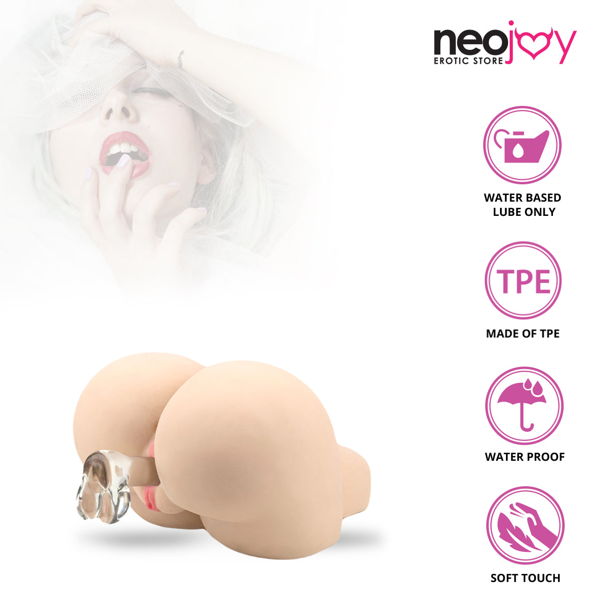 Neojoy - Perfect B-Shot Butt Stroke - Peau blanche - 7 kg