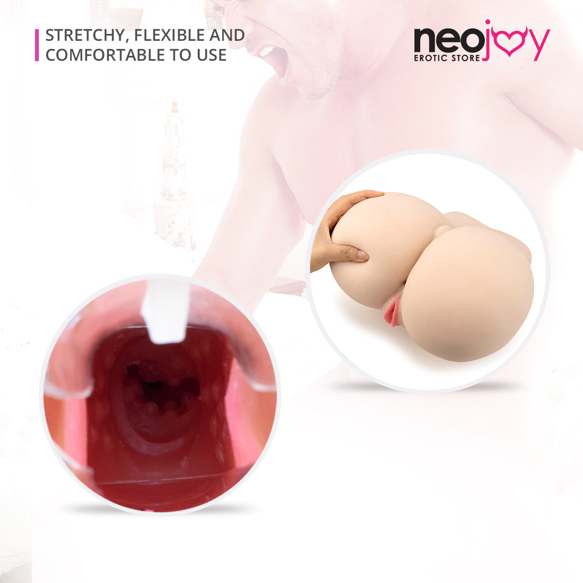 Neojoy - Perfect B-Shot Butt Stroke - Peau blanche - 7 kg