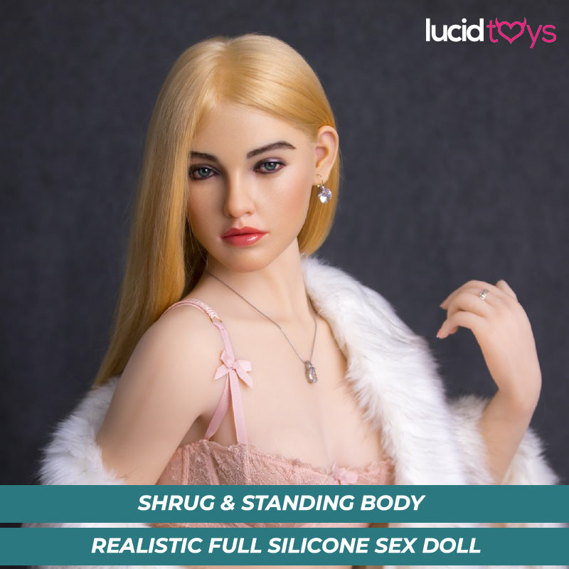 Youqdoll - Stella - Poupée sexuelle réaliste en silicone intégral - 160 cm - Naturel video