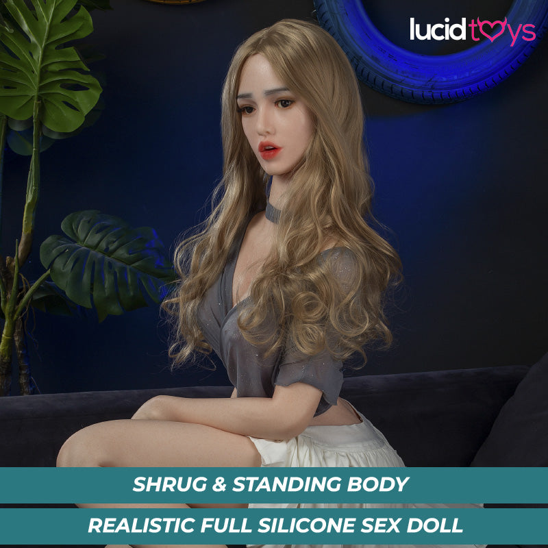 Youqdoll - Madalyn - Poupée de Sexe Entièrement en Silicone - 165cm - Cheveux Implémentés - Gel Sein - Naturel video