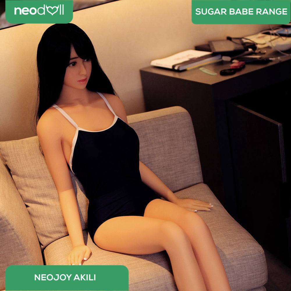 Neodoll Sugar Babe - Akili - Poupée de Sexe Réaliste - 168cm - Gel Sein - Naturel