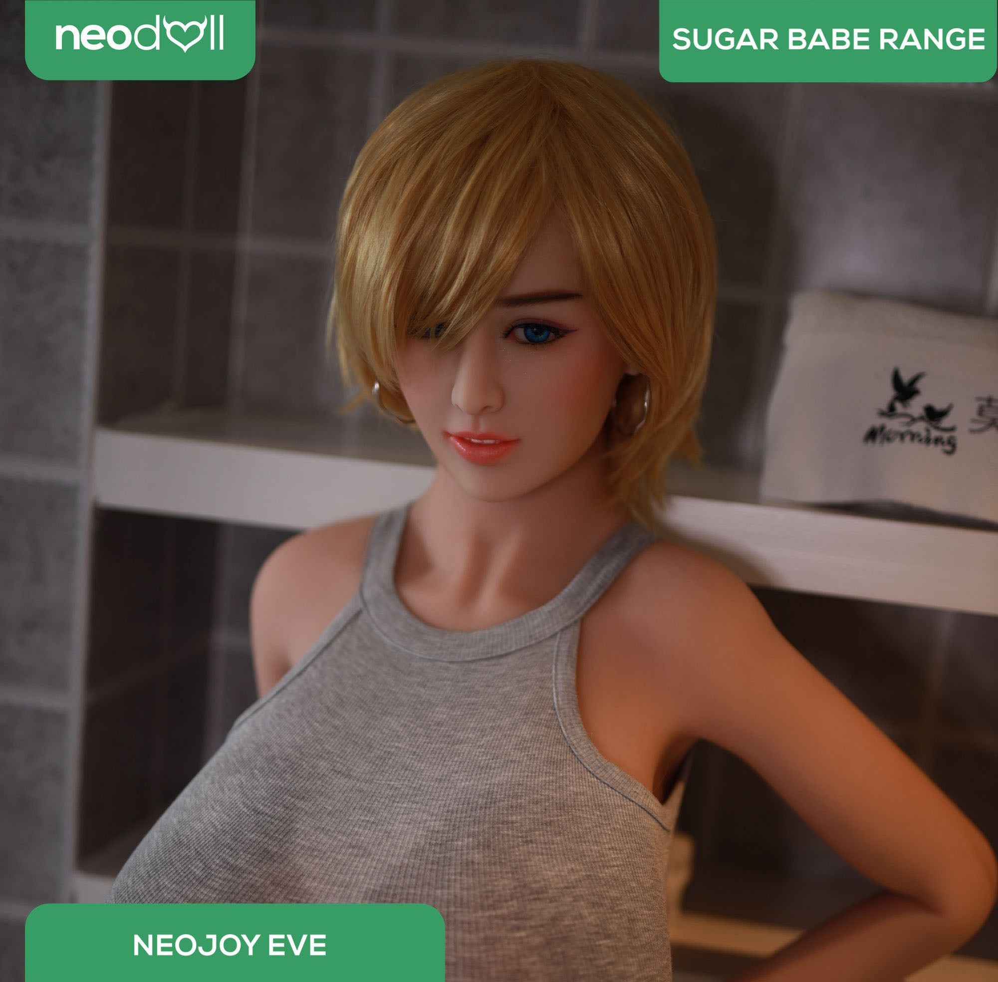 Neodoll Sugar Babe - Eve - Poupée de Sexe Réaliste - Utérus - 170cm - Du blé