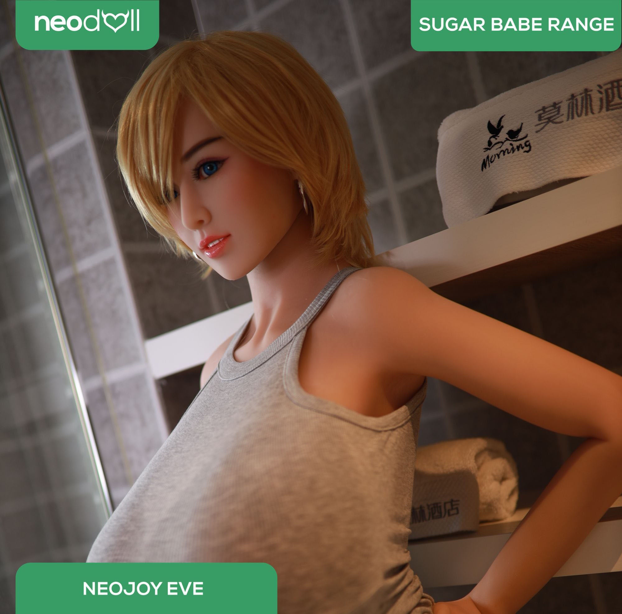 Neodoll Sugar Babe - Eve - Poupée de Sexe Réaliste - Utérus - 170cm - Du blé