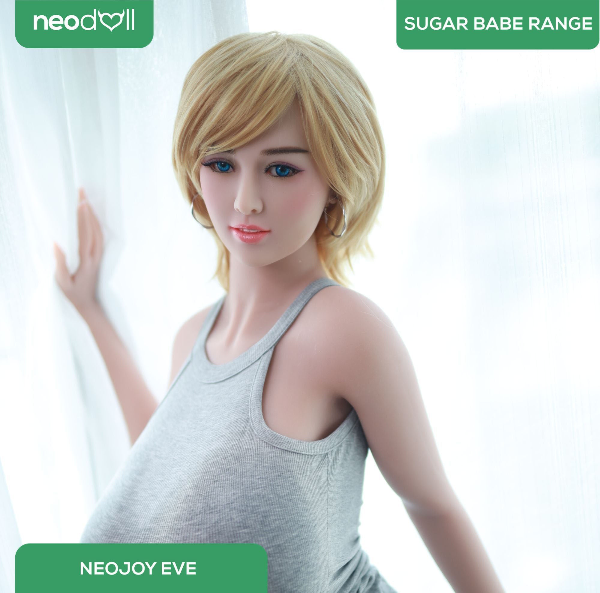 Neodoll Sugar Babe - Eve - Poupée de Sexe Réaliste - Utérus - 170cm - Du blé