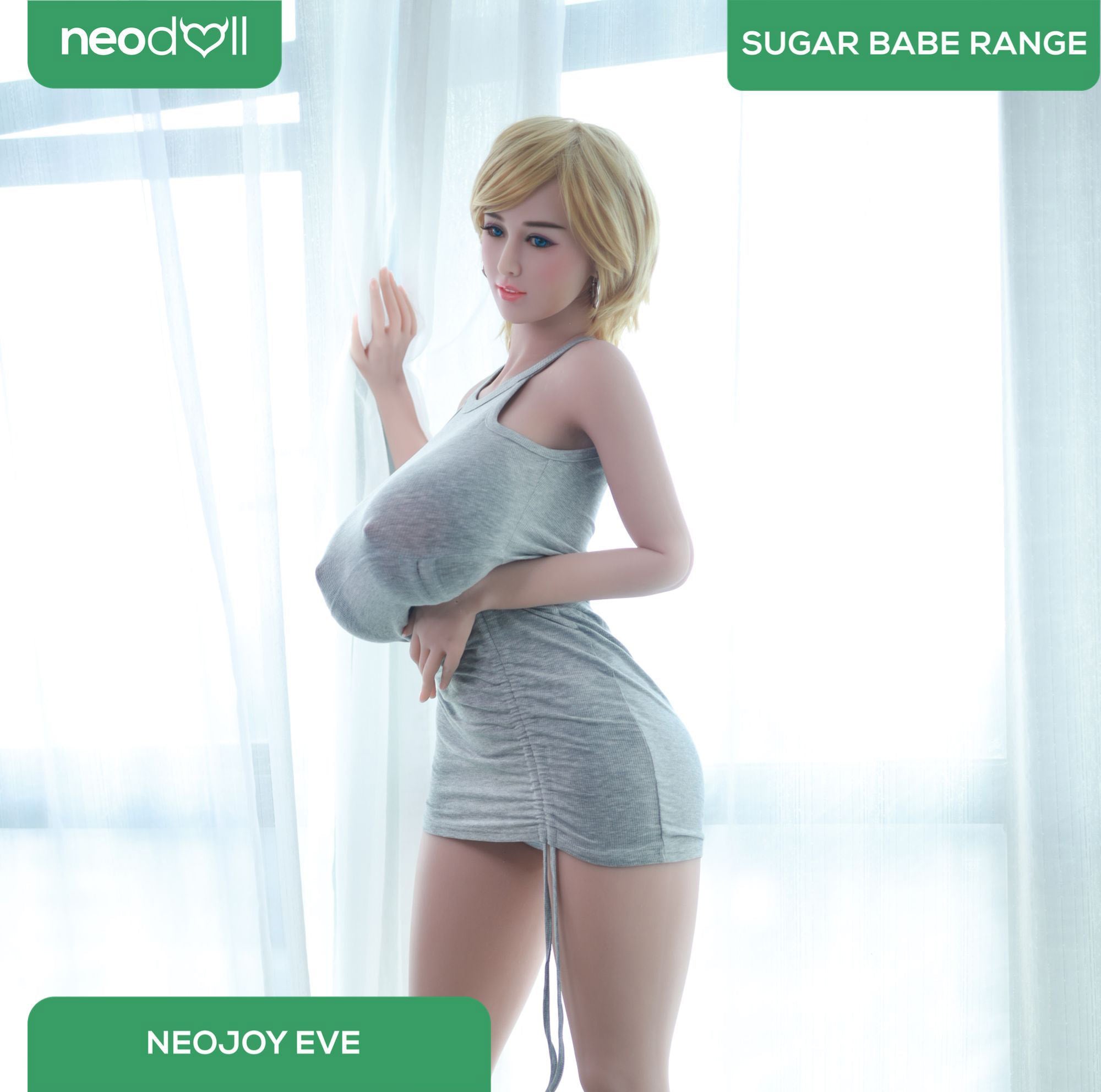 Neodoll Sugar Babe - Eve - Poupée de Sexe Réaliste - Utérus - 170cm - Du blé