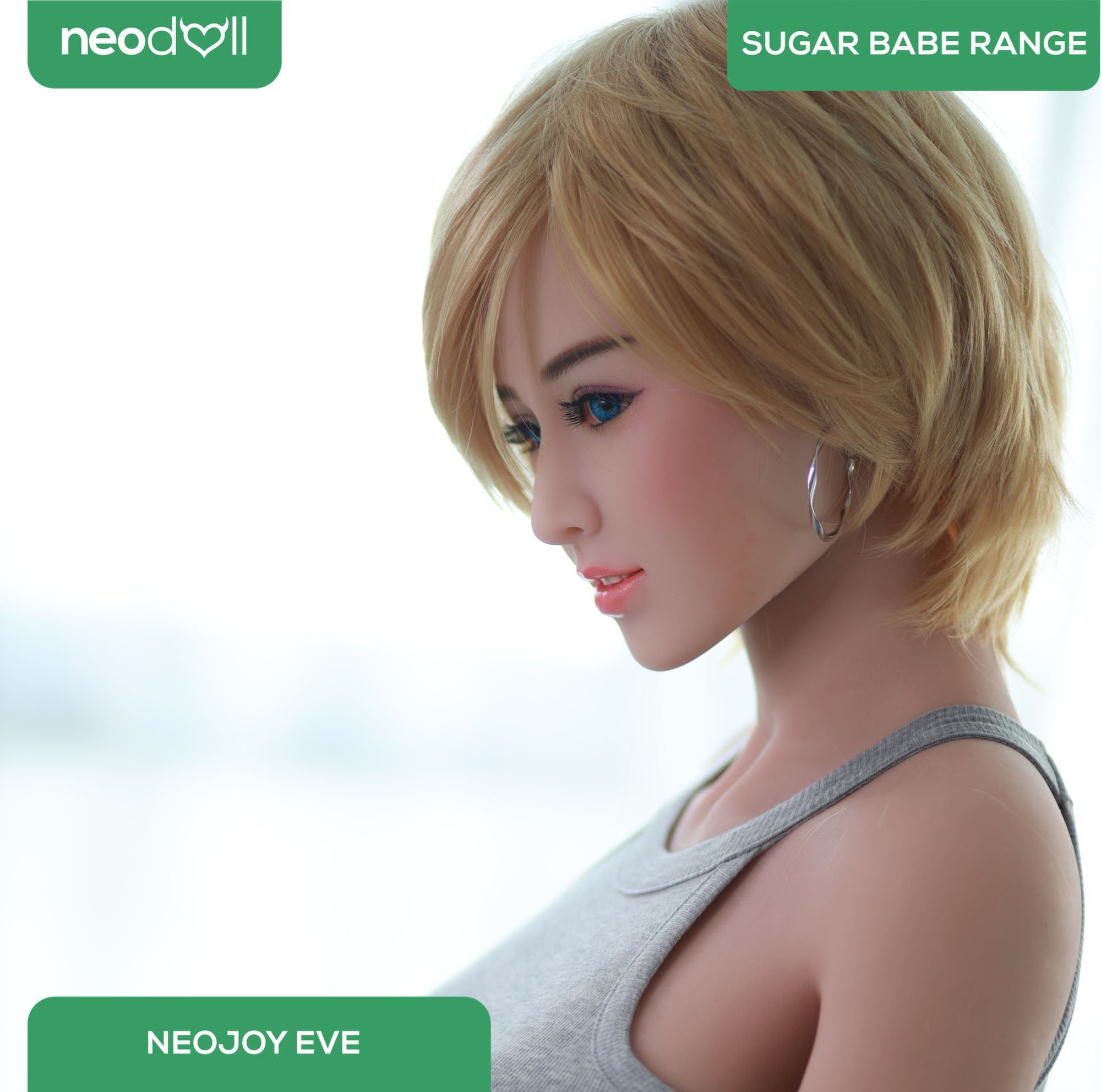 Neodoll Sugar Babe - Eve - Poupée de Sexe Réaliste - Utérus - 170cm - Du blé