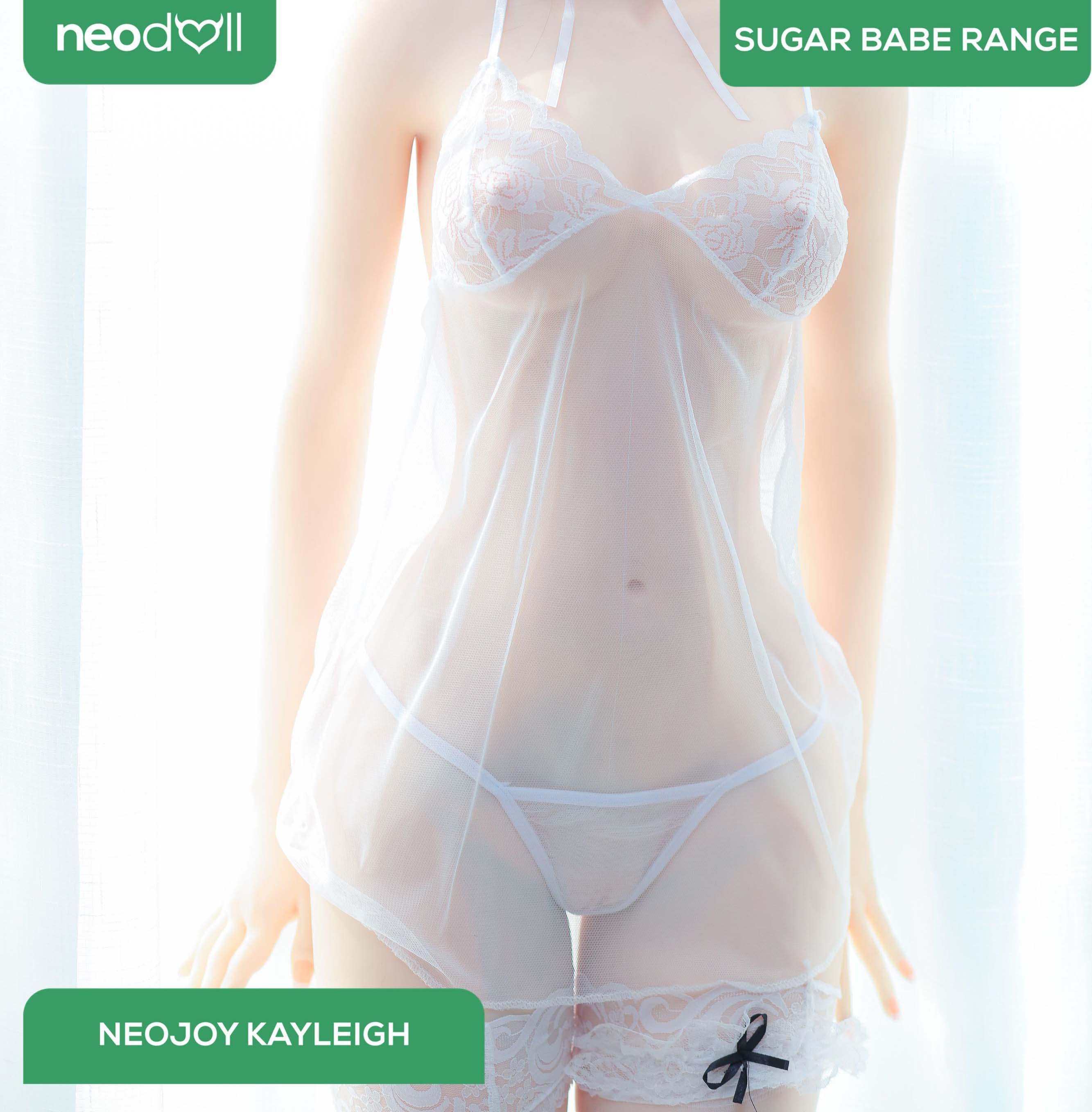 Neodoll Sugar Babe - Kayleigh - Poupée de Sexe Réaliste - 170cm - Gel Sein - Blanche