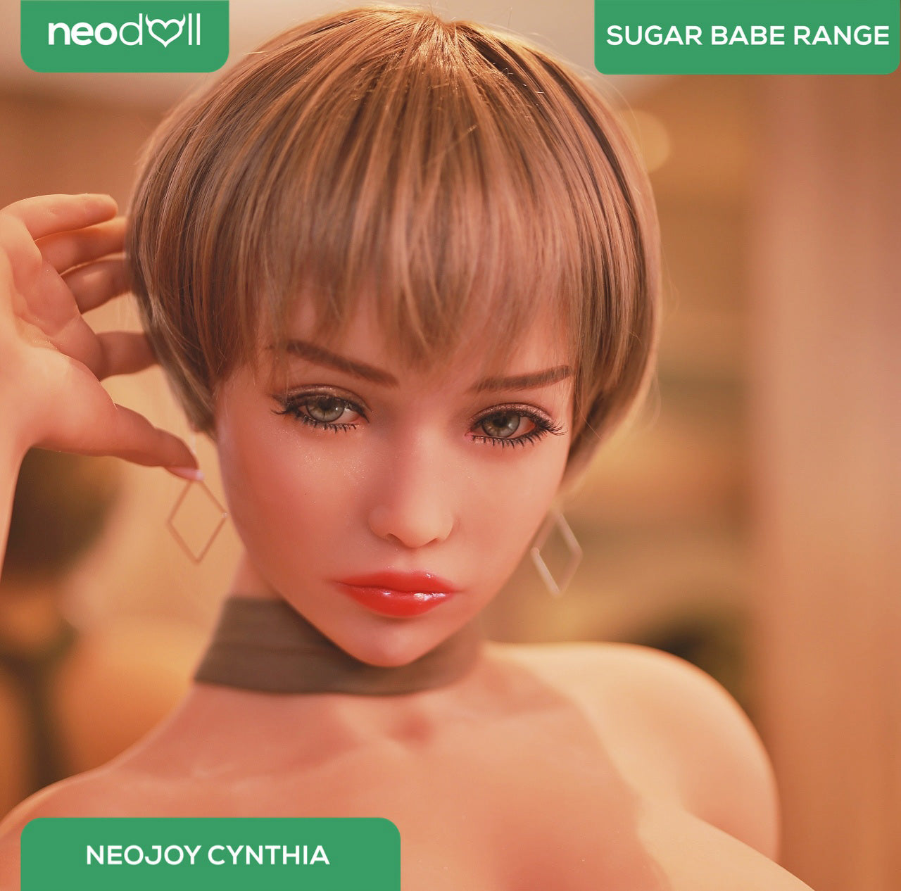 Neodoll Sugar Babe - Cynthia - Poupée de Sexe Réaliste - 170cm - Gel Sein - Utérus - Naturel