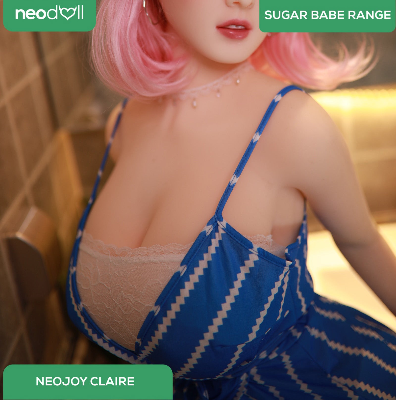 Neodoll Sugar Babe - Claire - Poupée de Sexe Réaliste - 170cm - Gel Sein - Utérus - Naturel