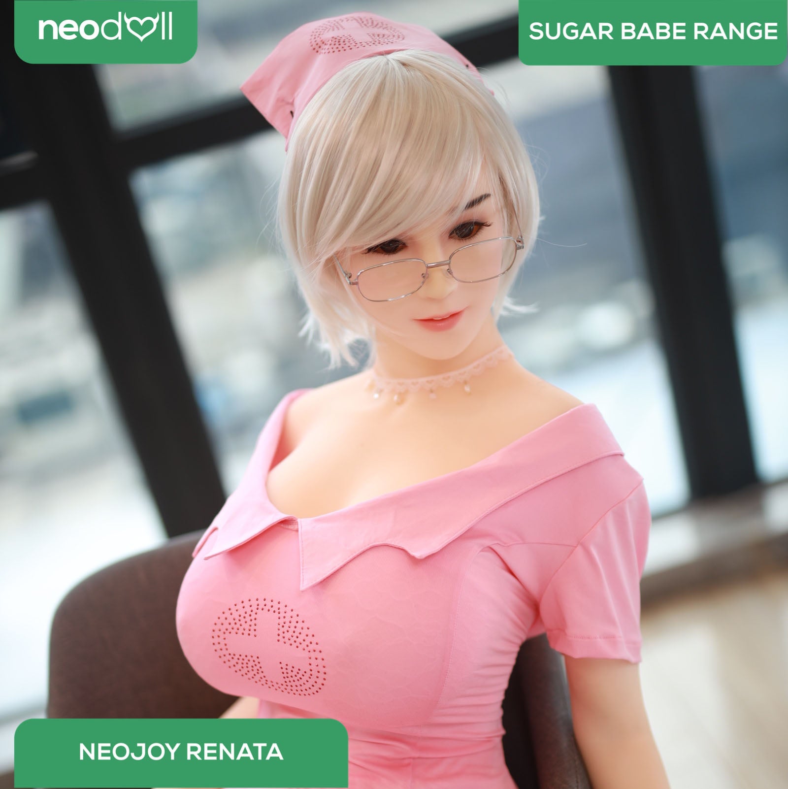Neodoll Sugar Babe - Renata - Poupée de Sexe Réaliste - 170cm - Gel Sein - Utérus - Naturel