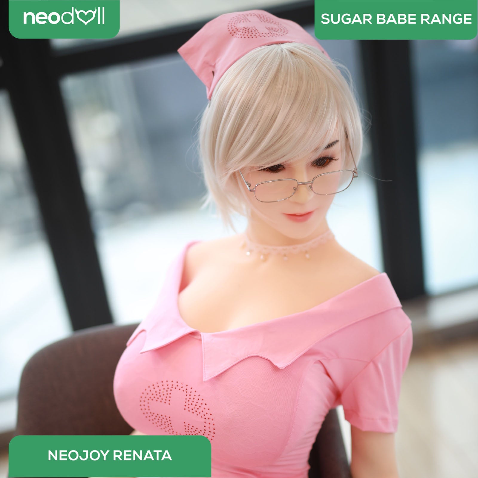 Neodoll Sugar Babe - Renata - Poupée de Sexe Réaliste - 170cm - Gel Sein - Utérus - Naturel