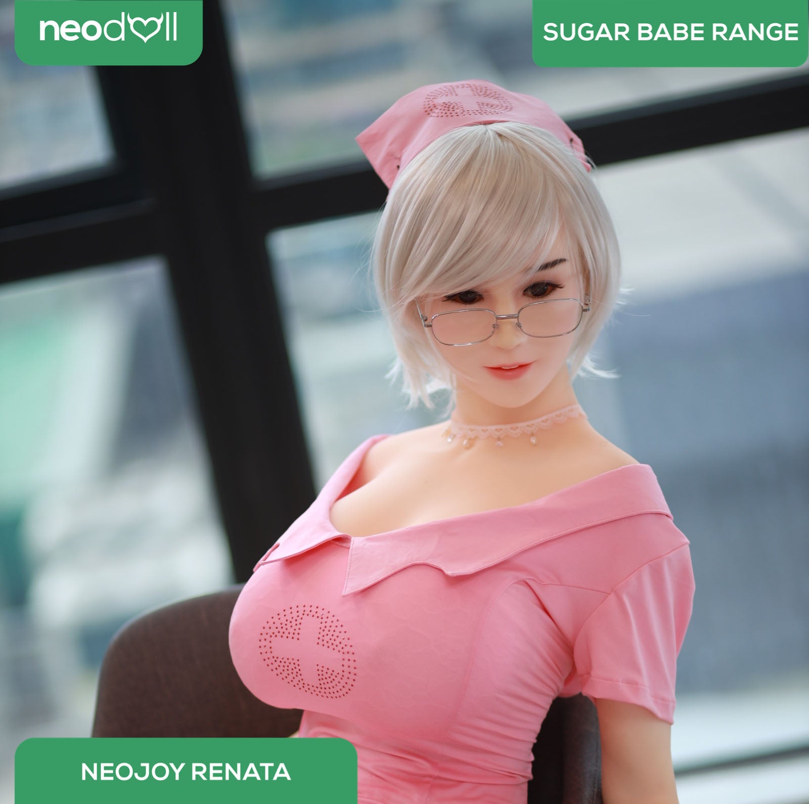 Neodoll Sugar Babe - Renata - Poupée de Sexe Réaliste - 170cm - Gel Sein - Utérus - Naturel
