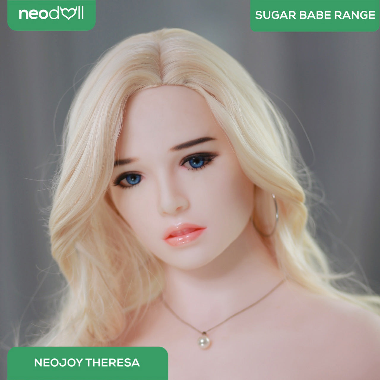 Neodoll Sugar Babe - Theresa - Poupée de Sexe Réaliste - 170cm - Gel Sein - Blanche