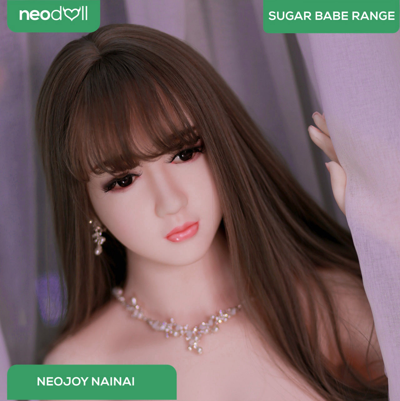 Neodoll Sugar Babe - Nainai - Poupée de Sexe Réaliste - 170cm - Gel Sein - Blanche