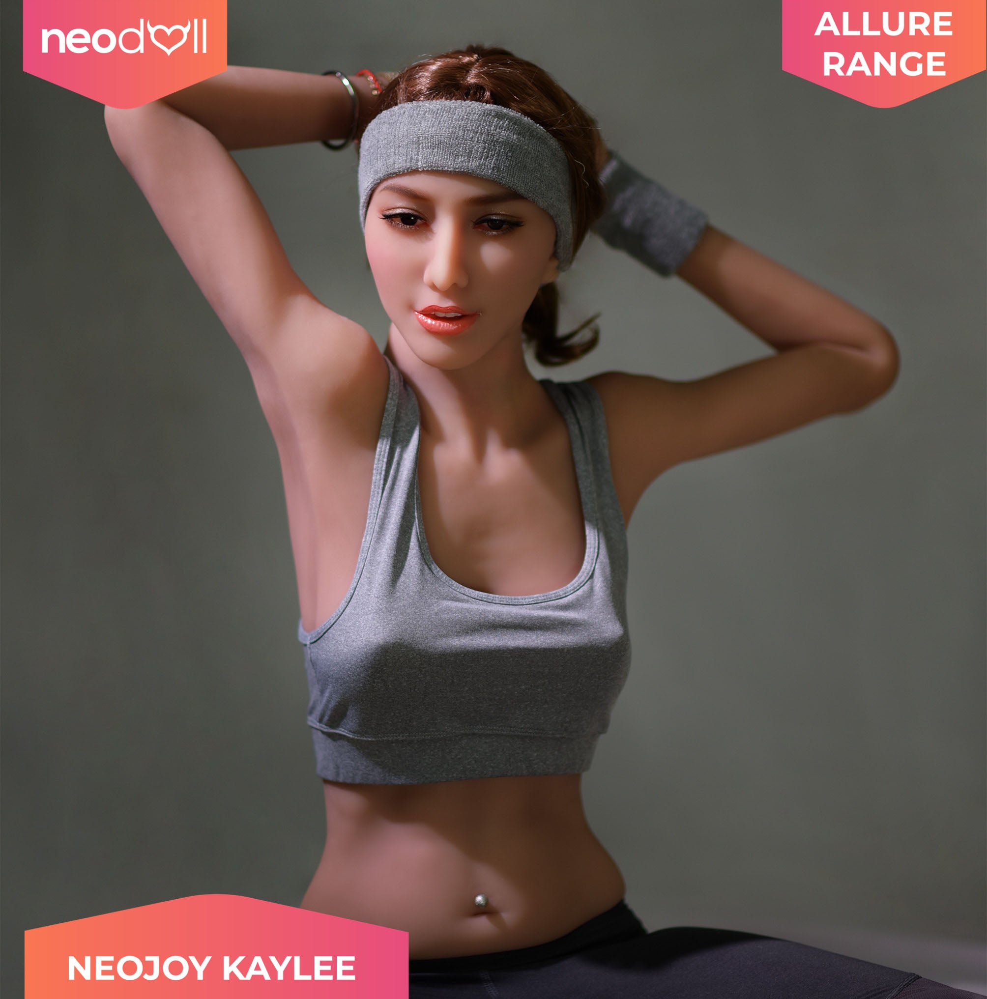 Neodoll Allure Kaylee - Poupée de Sexe Réaliste - 170cm - Bronzer