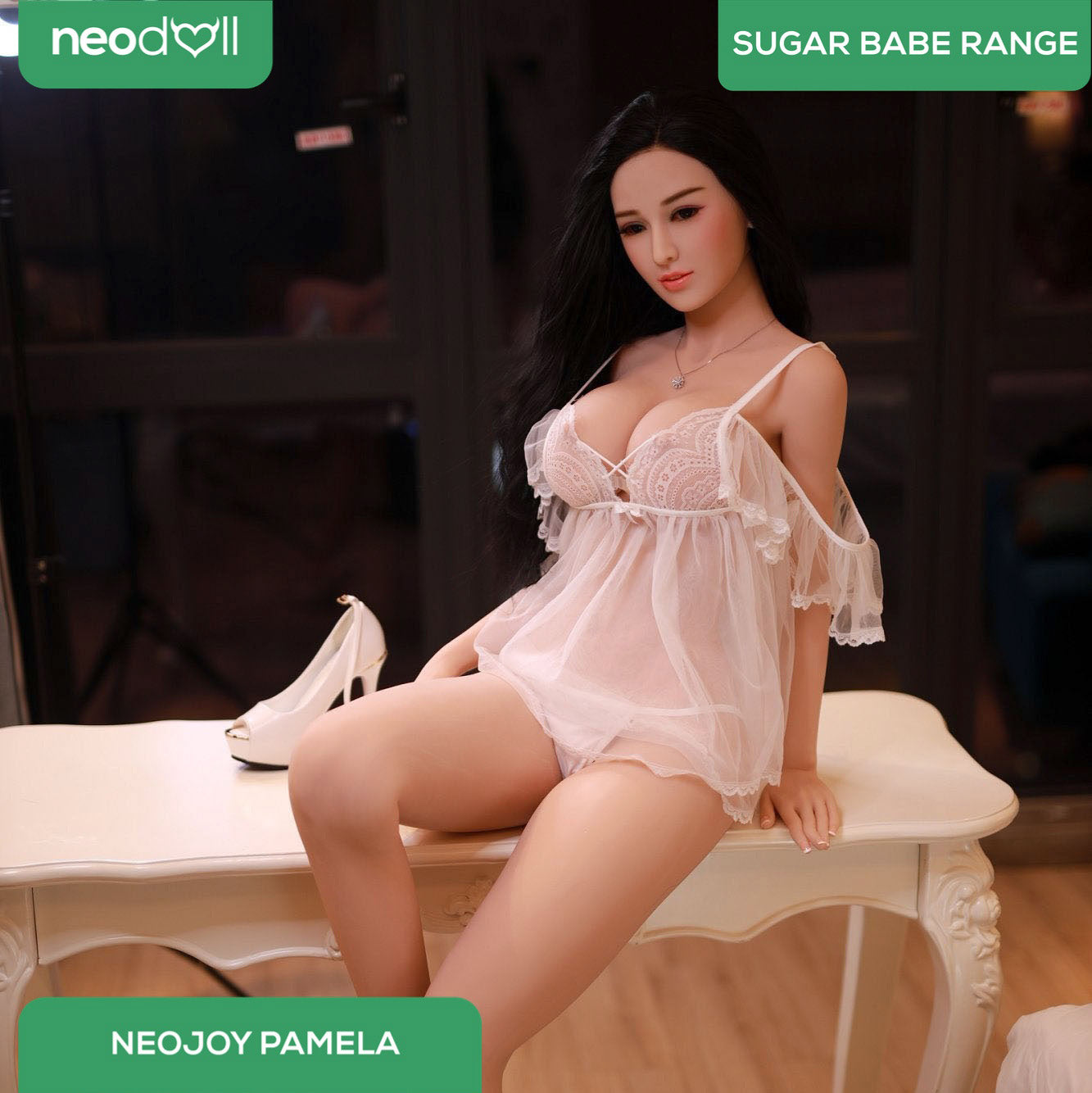 Neodoll Sugar Babe - Pamela - Poupée de Sexe Réaliste - 170cm - Gel Sein - Utérus - Naturel