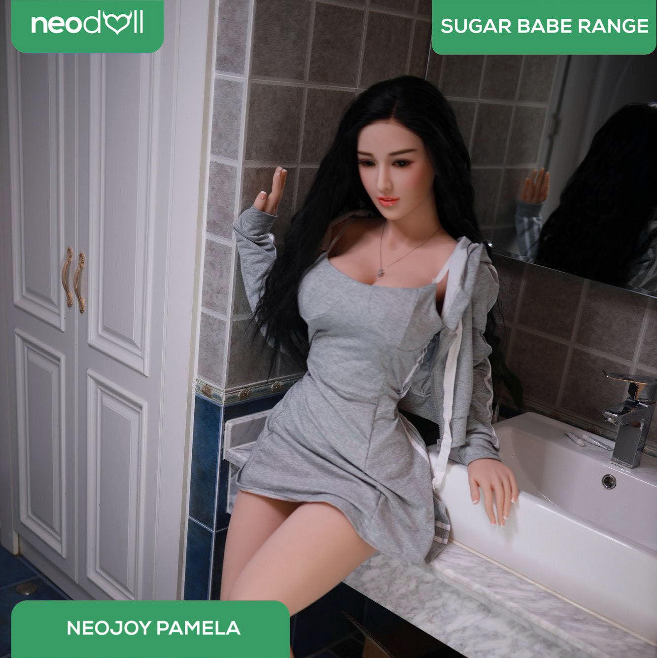 Neodoll Sugar Babe - Pamela - Poupée de Sexe Réaliste - 170cm - Gel Sein - Utérus - Naturel