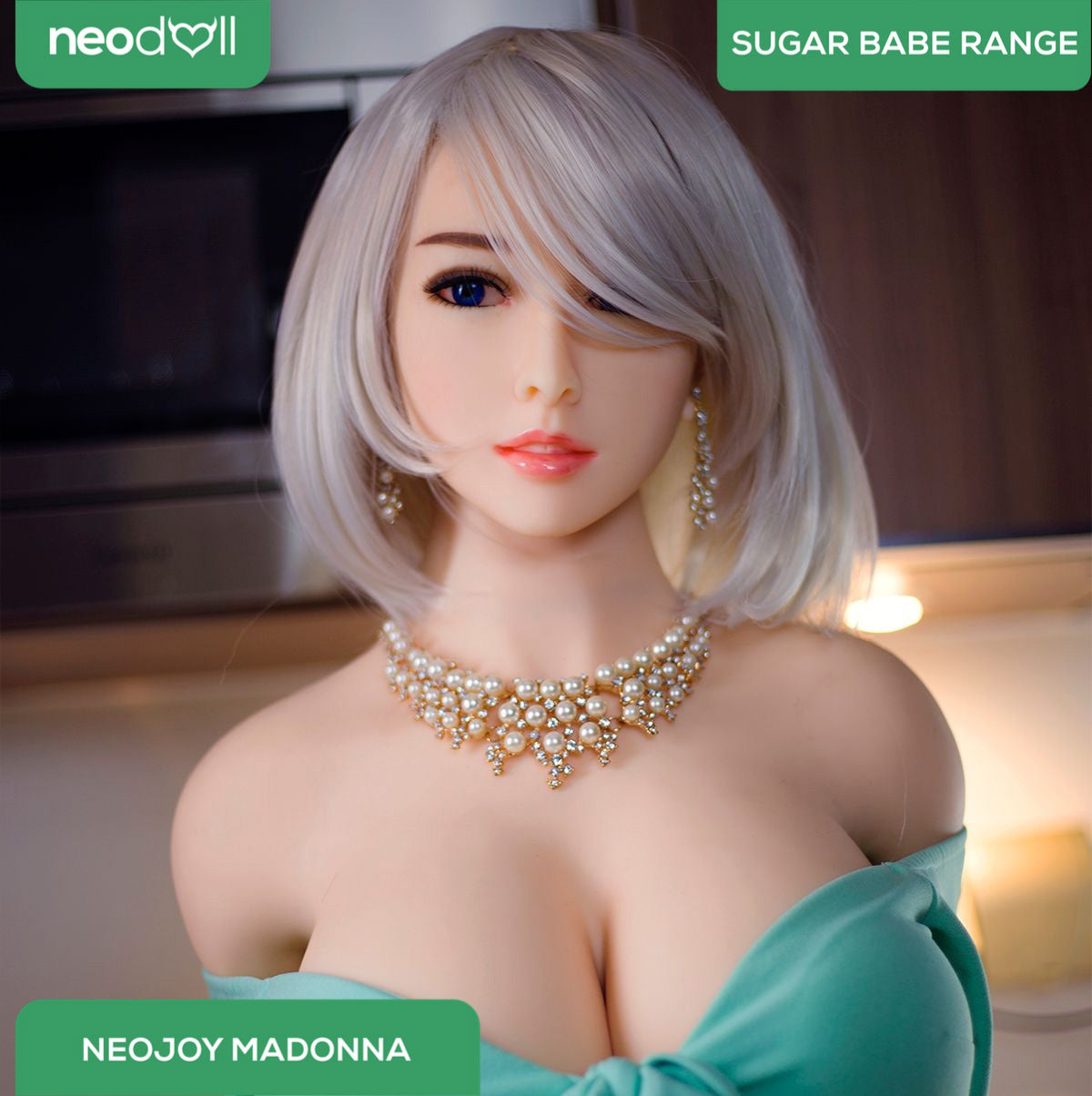 Neodoll Sugar Babe - Madonna - Poupée de Sexe Réaliste - 170cm - Gel Sein - Utérus - Naturel