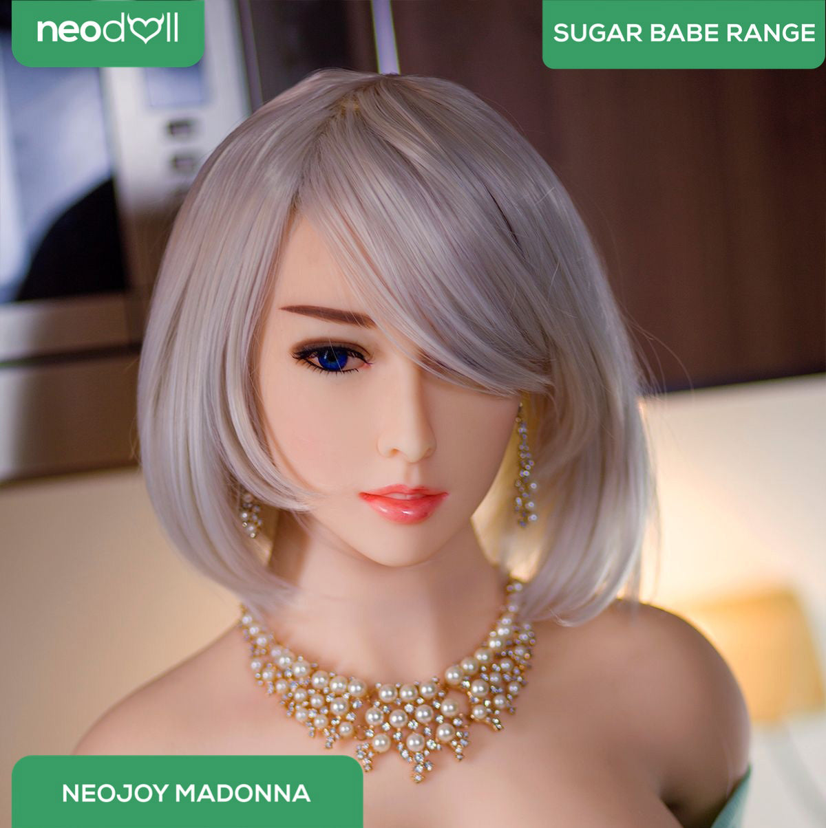 Neodoll Sugar Babe - Madonna - Poupée de Sexe Réaliste - 170cm - Gel Sein - Utérus - Naturel