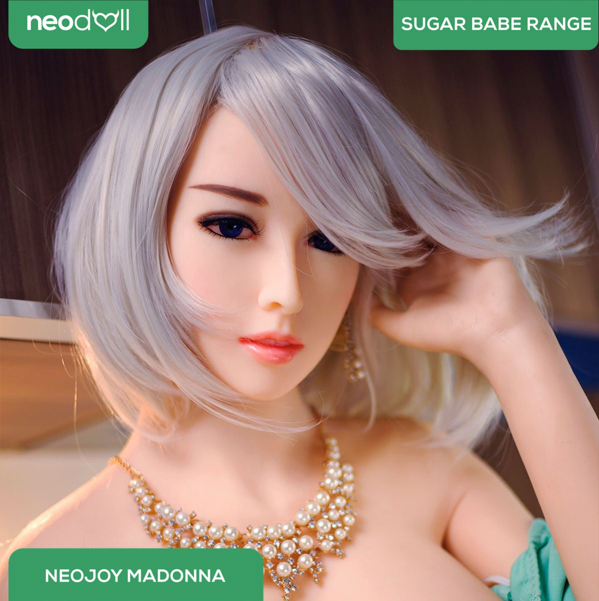 Neodoll Sugar Babe - Madonna - Poupée de Sexe Réaliste - 170cm - Gel Sein - Utérus - Naturel