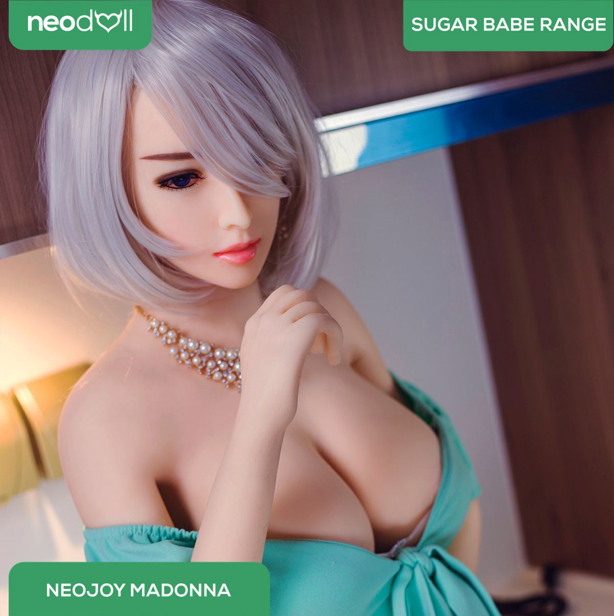 Neodoll Sugar Babe - Madonna - Poupée de Sexe Réaliste - 170cm - Gel Sein - Utérus - Naturel