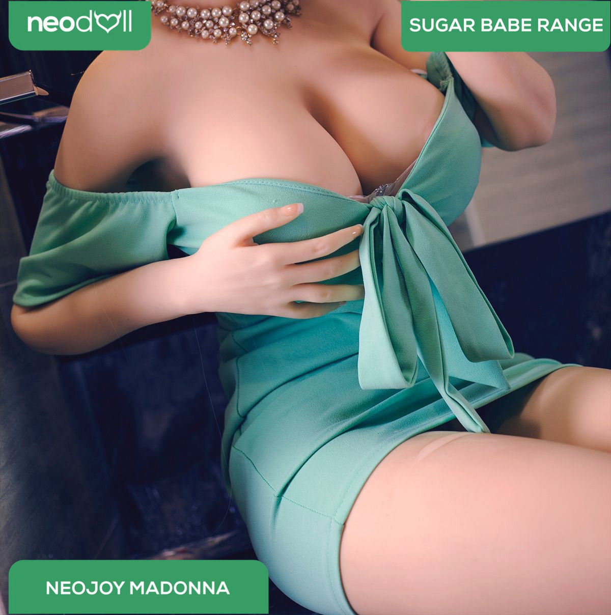 Neodoll Sugar Babe - Madonna - Poupée de Sexe Réaliste - 170cm - Gel Sein - Utérus - Naturel