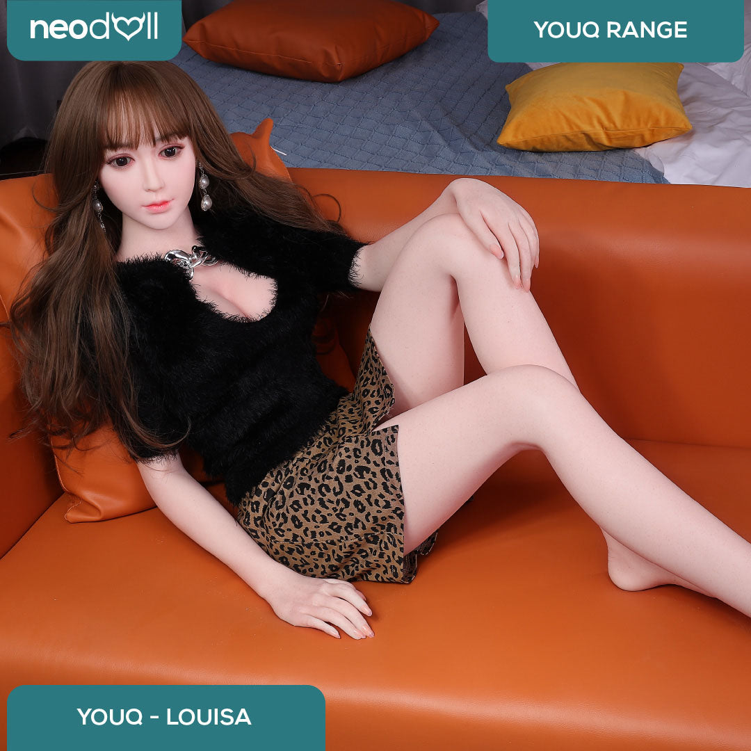 Youqdoll - Louisa - Poupée de Sexe Entièrement en Silicone - 165cm - Cheveux Implémentés - Gel Sein - Naturel