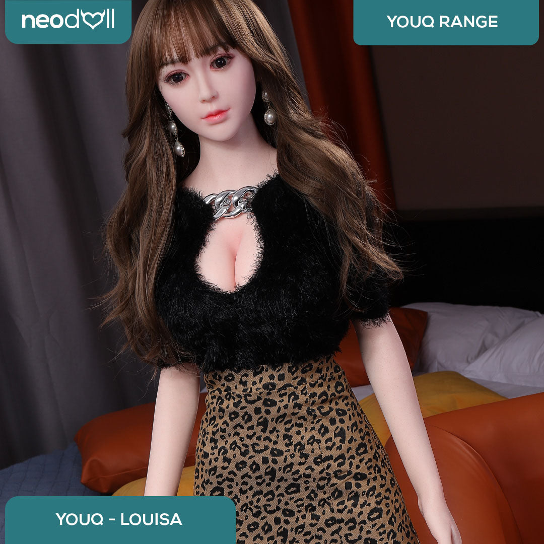 Youqdoll - Louisa - Poupée de Sexe Entièrement en Silicone - 165cm - Cheveux Implémentés - Gel Sein - Naturel