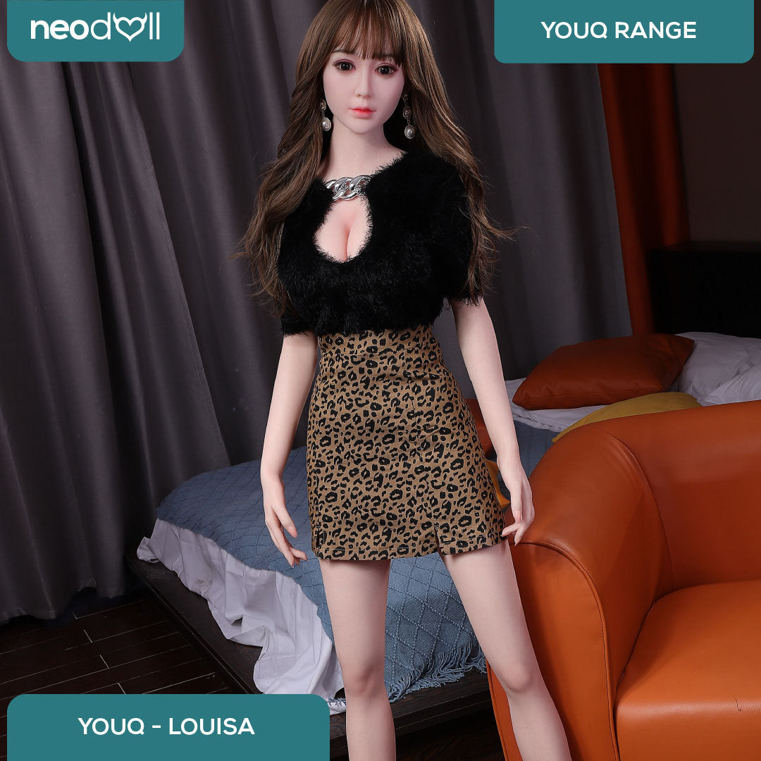 Youqdoll - Louisa - Poupée de Sexe Entièrement en Silicone - 165cm - Cheveux Implémentés - Gel Sein - Naturel