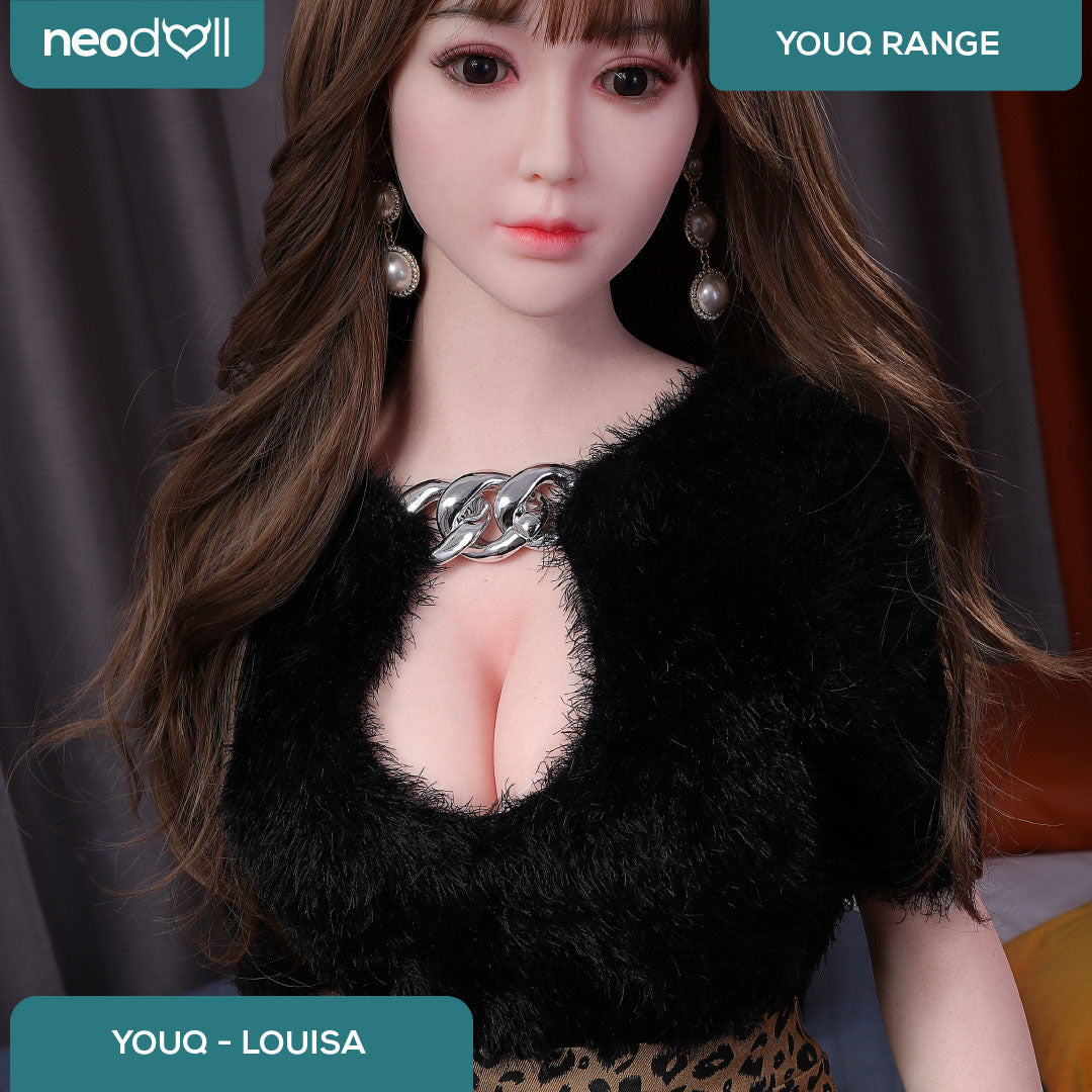Youqdoll - Louisa - Poupée de Sexe Entièrement en Silicone - 165cm - Cheveux Implémentés - Gel Sein - Naturel