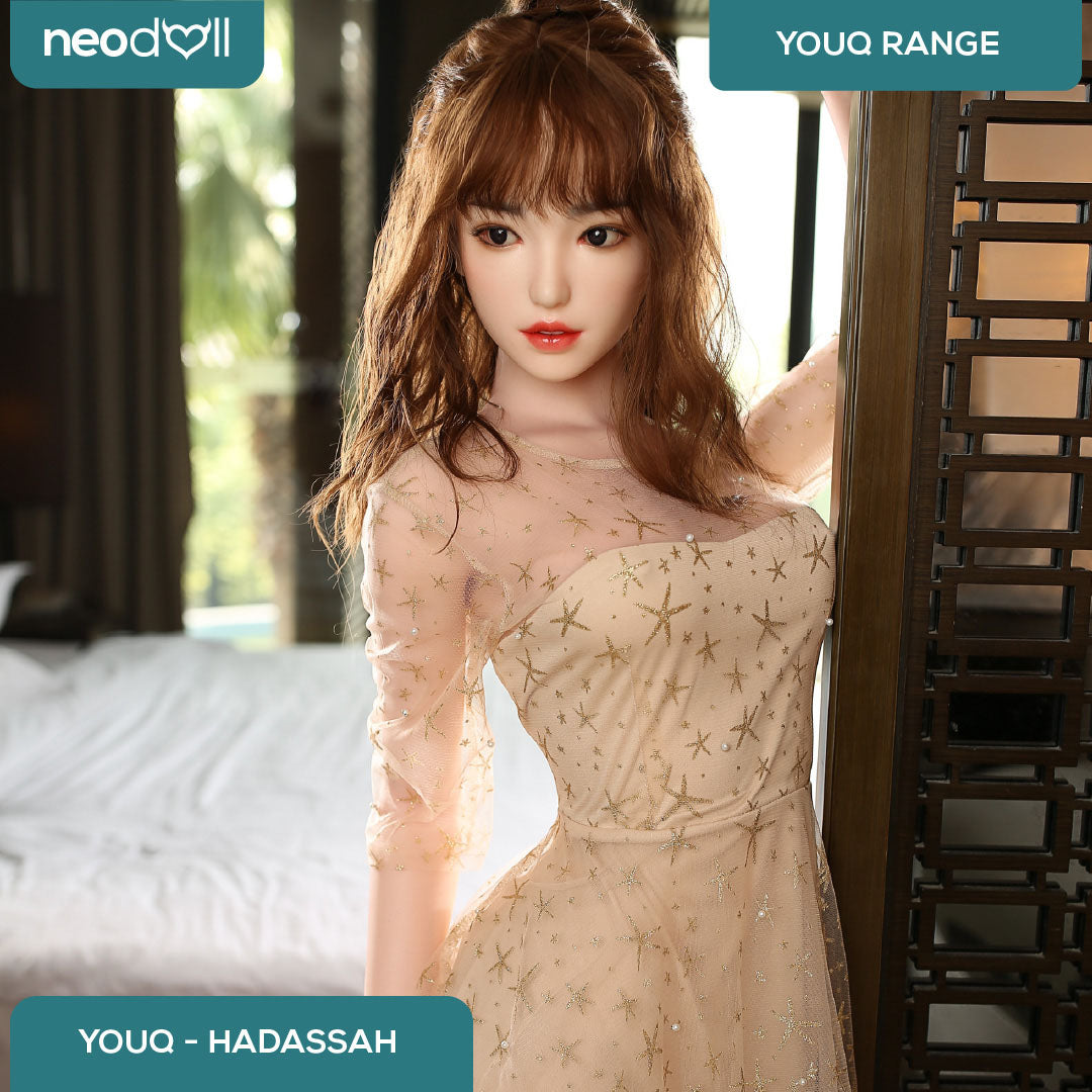 Youqdoll - Hadassah - Poupée de Sexe Entièrement en Silicone - 165cm - Cheveux Implémentés - Gel Sein - Naturel