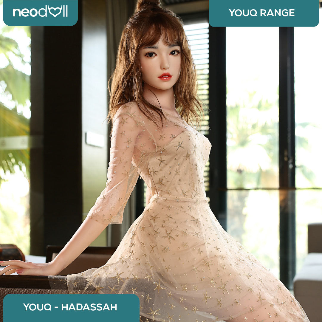 Youqdoll - Hadassah - Poupée de Sexe Entièrement en Silicone - 165cm - Cheveux Implémentés - Gel Sein - Naturel
