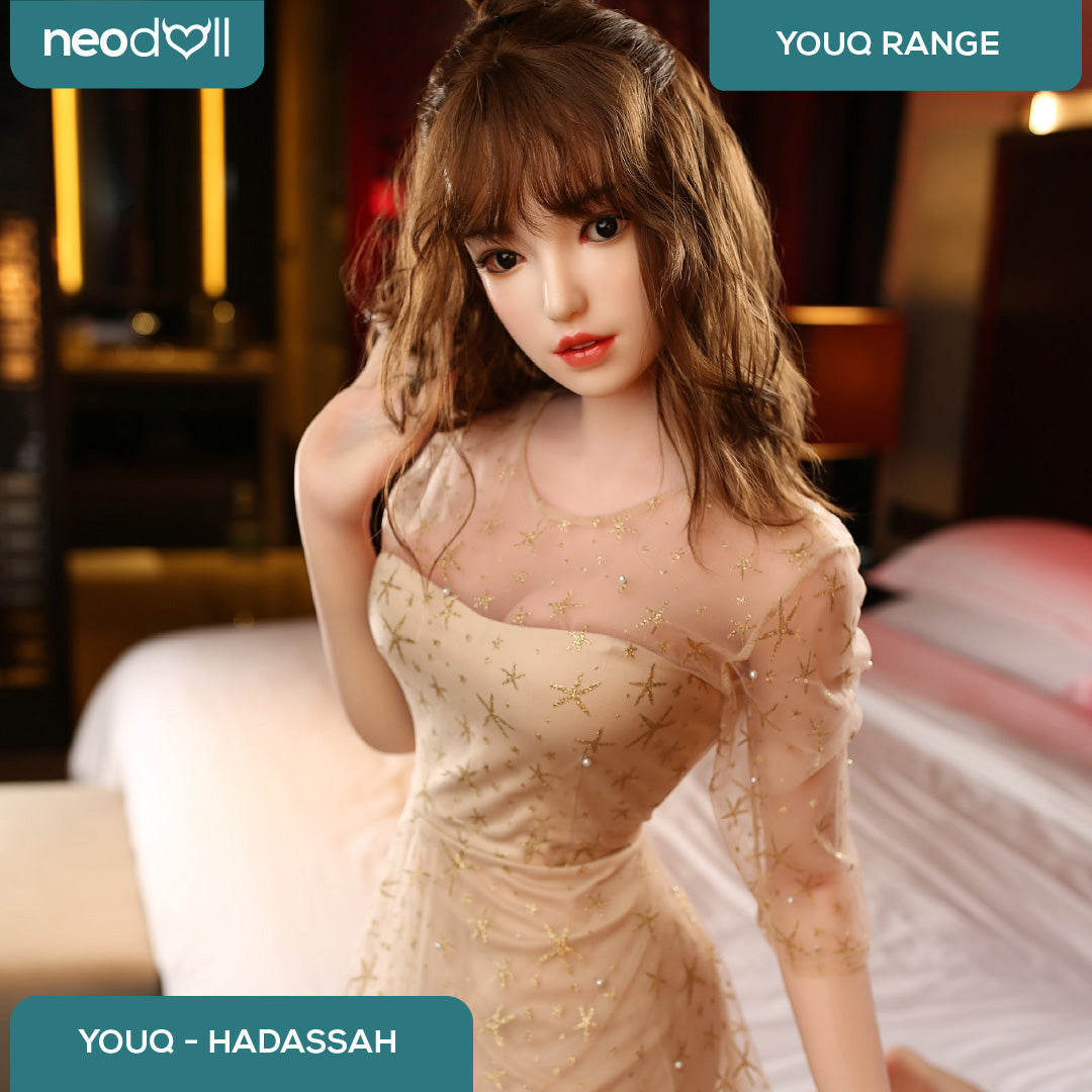Youqdoll - Hadassah - Poupée de Sexe Entièrement en Silicone - 165cm - Cheveux Implémentés - Gel Sein - Naturel