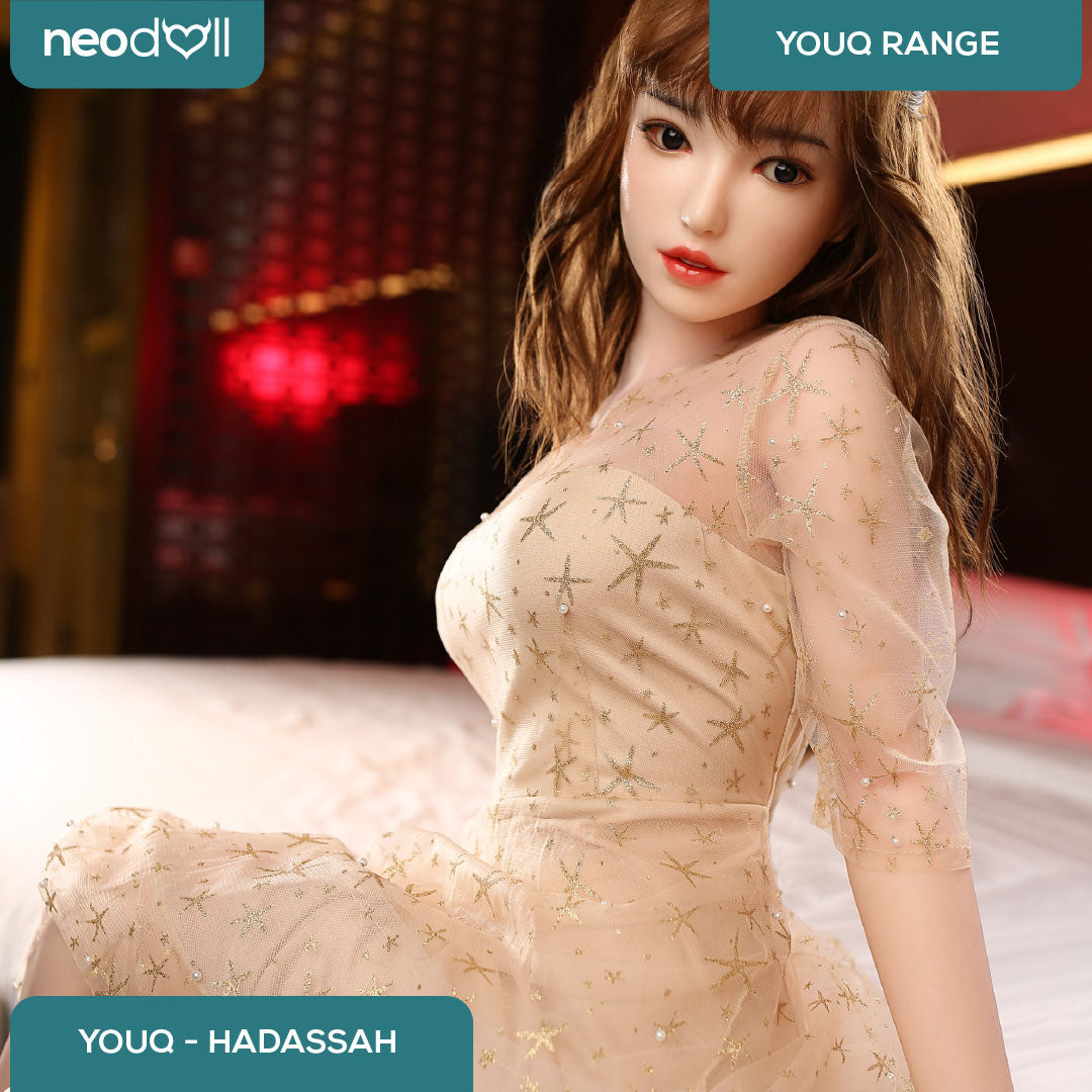 Youqdoll - Hadassah - Poupée de Sexe Entièrement en Silicone - 165cm - Cheveux Implémentés - Gel Sein - Naturel