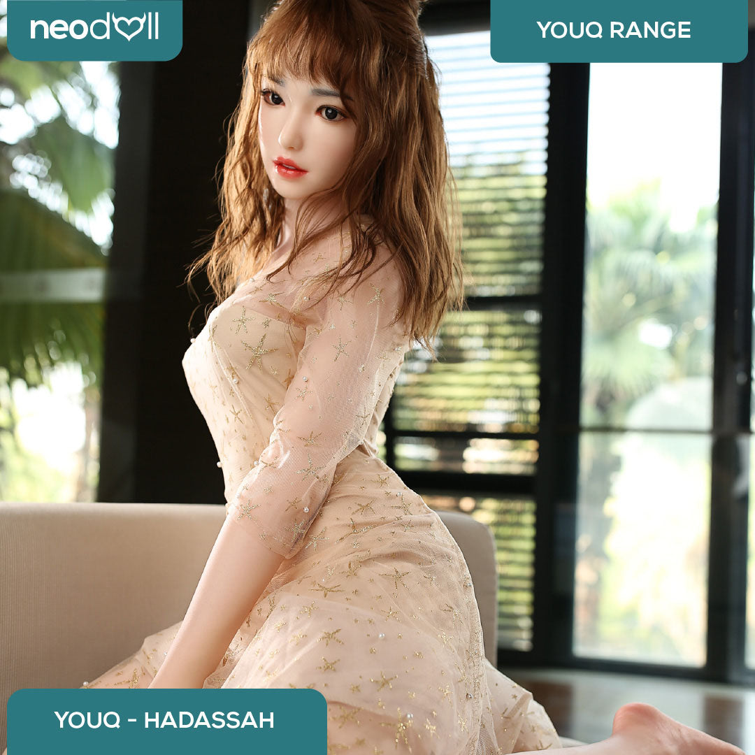 Youqdoll - Hadassah - Poupée de Sexe Entièrement en Silicone - 165cm - Cheveux Implémentés - Gel Sein - Naturel
