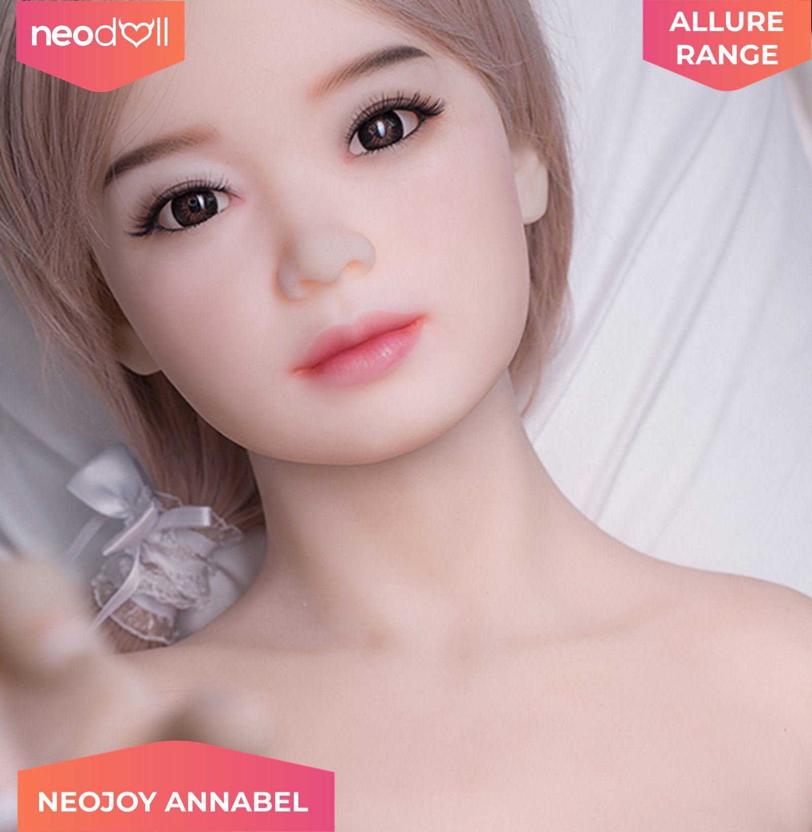 Neodoll Allure Annabel - Poupée de Sexe Réaliste - 150cm - Naturel
